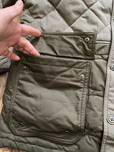 J.CREW PrimaLoft Men's Quilted Zip/Buttons Field Jacket M - Picture 13 of 17