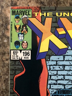 Uncanny X-Men # 196 - Kitty Pryde uses racial slur VF/ Near Mint