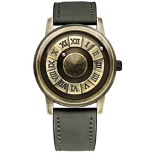 LIGE FOXBOX Watch Men Mirrorless Magetic Bead Quartz Wristwatch Boys Sport Watch