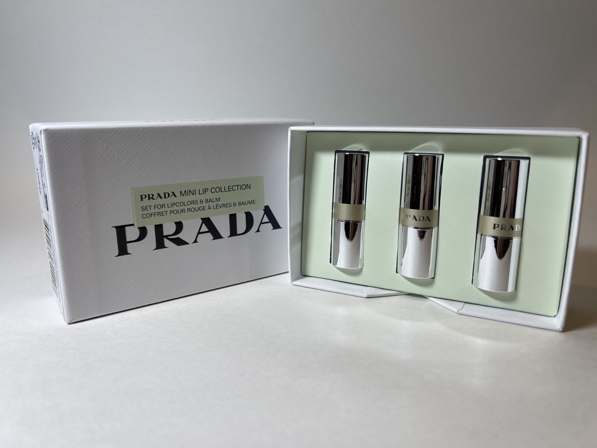Prada Beauty Mini Lip Collection Set Astral Pink Quartz