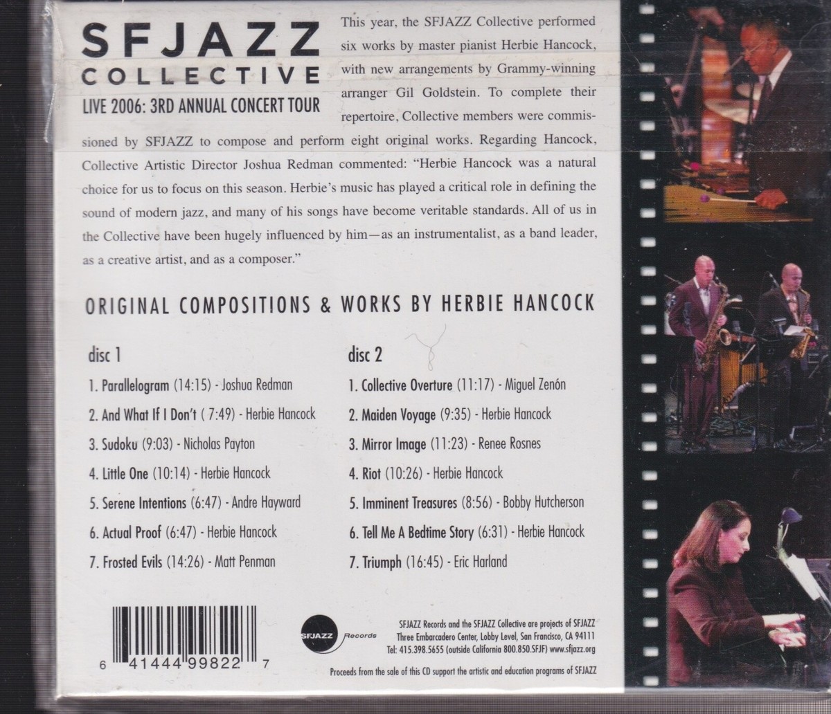sf jazz collective live 2006 3rd annual concert tour 2x cd