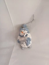 Encore Snow Buddies Buddy Blizzy w/ Boxcar Ornament 94277 Christmas NIB 1999 NOS