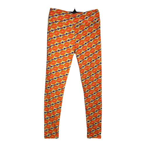 LEGGINGS LULAROE taille unique orange multicolore NEUF (1136) eBay