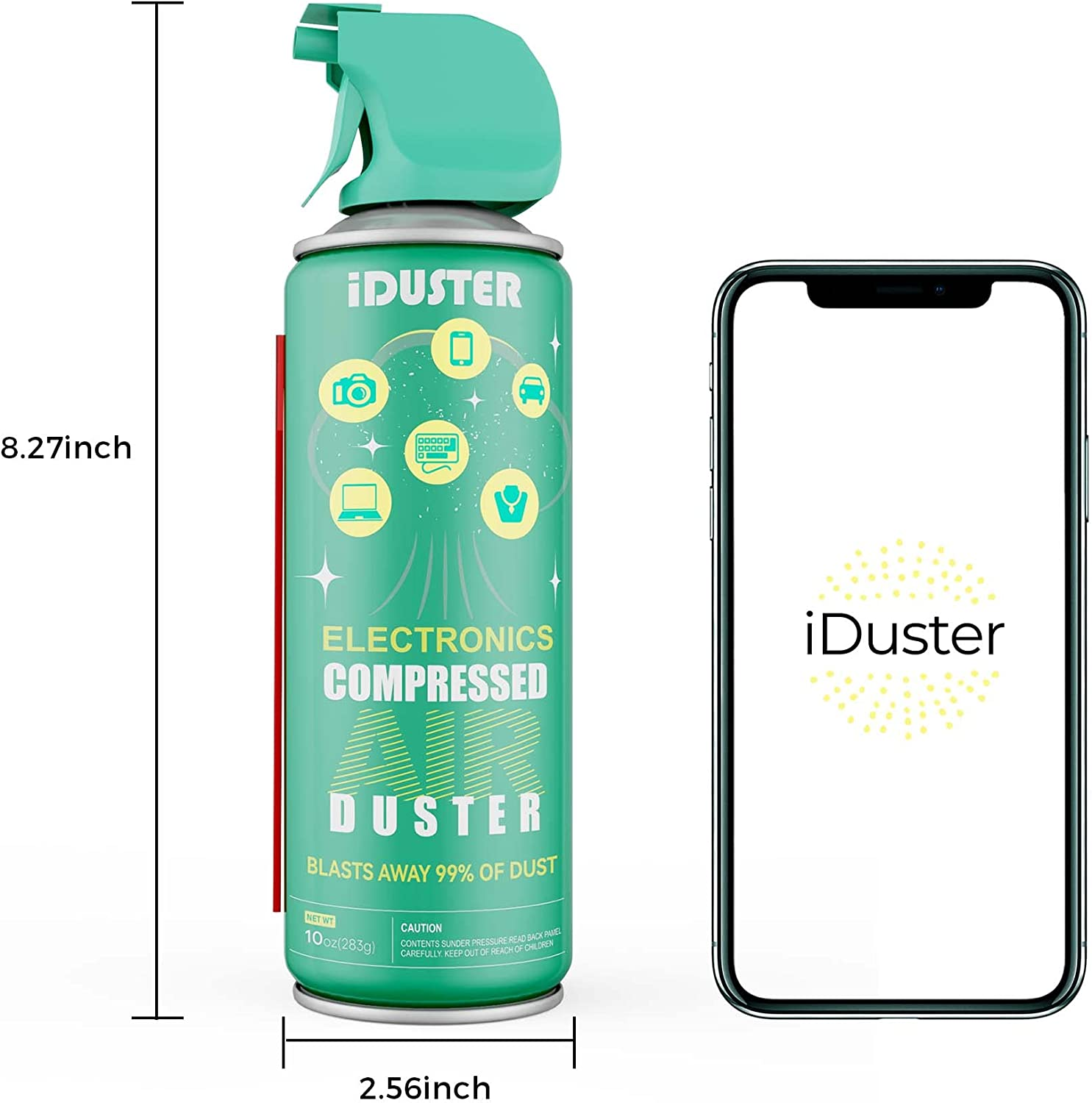 Canned Air Dust off Gas Duster Compressed Computer Duster Ozone Safe
