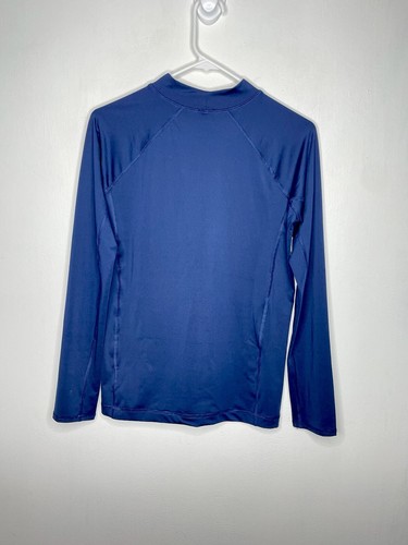 Lands’ End Video Game Rash Guard Swim Shirt Boys Size XL 14-16 Blue Mock Neck - Picture 2 of 4