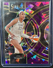 A’ja Wilson 2024 Panini Select Purple Ice Prizm /149 Aces