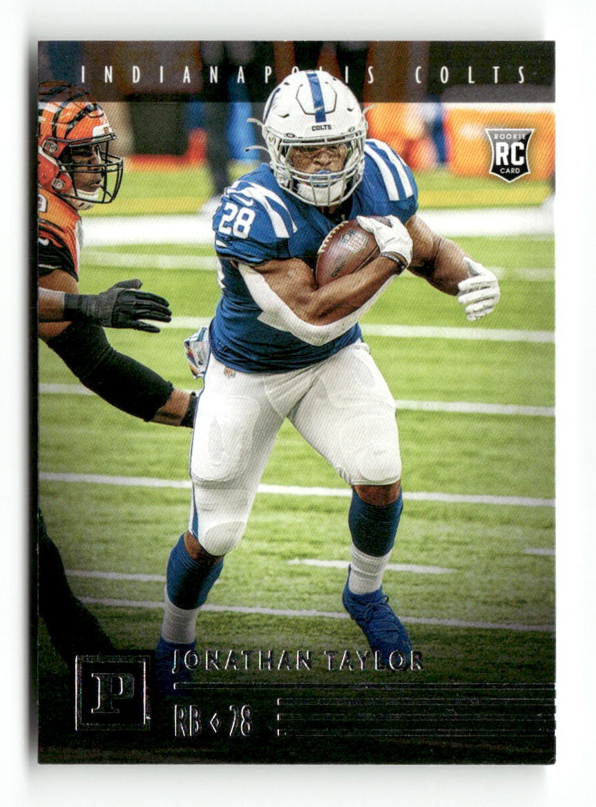 2020 Panini Chronicles #PA-12 Jonathan Taylor Panini Teal