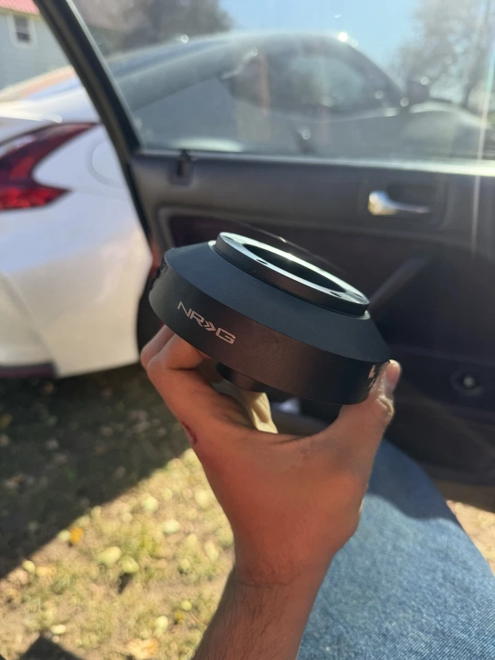 Adaptador de volante de buje corto NRG Racing 350z 370z G35 G37 SRK-141 Foto 2 de 4