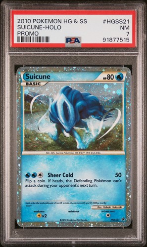 Suicune graded PSA 7 for sale on eBay