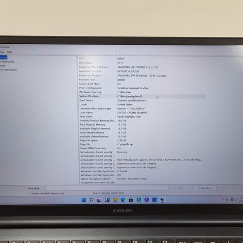 Samsung Galaxy Book Odyssey NP762XDA 15,6" i7-11600H 2,9GHz 16GB RAM 512GB SSD N - Bild 12 von 16