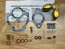 Case C D CD DC 500B 600B Zenith 62 Series Carburetor Kit With Float