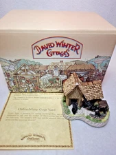 David Winter Cottages Oxfordshire Goat Yard w/ Box & CoA - The Shires, 1993