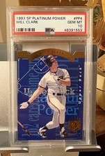 🔥1993 Upper Deck SP Platinum Power #PP4 Will Clark PSA 10🔥