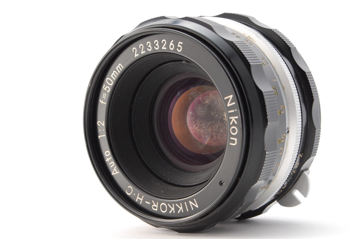 Nikon NIKKOR‑H.C Auto 50mm f/2 Non‑Ai Standard Prime Lens for F
