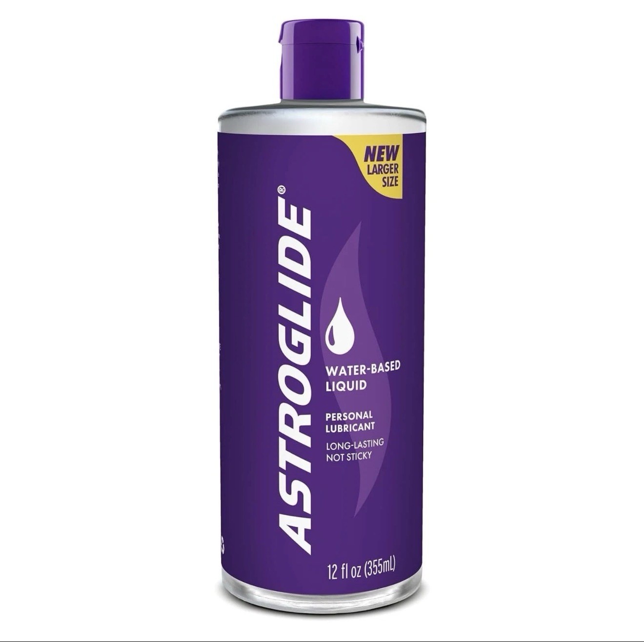 Astroglide Water Based Lube (12 Fl Oz), Liquid Personal Lubricant, Long-Lasting