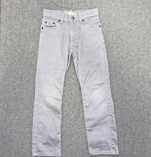 Levis 511 Slim Jeans Boys Size 7X Reg Grey Wash Adjustable Waist