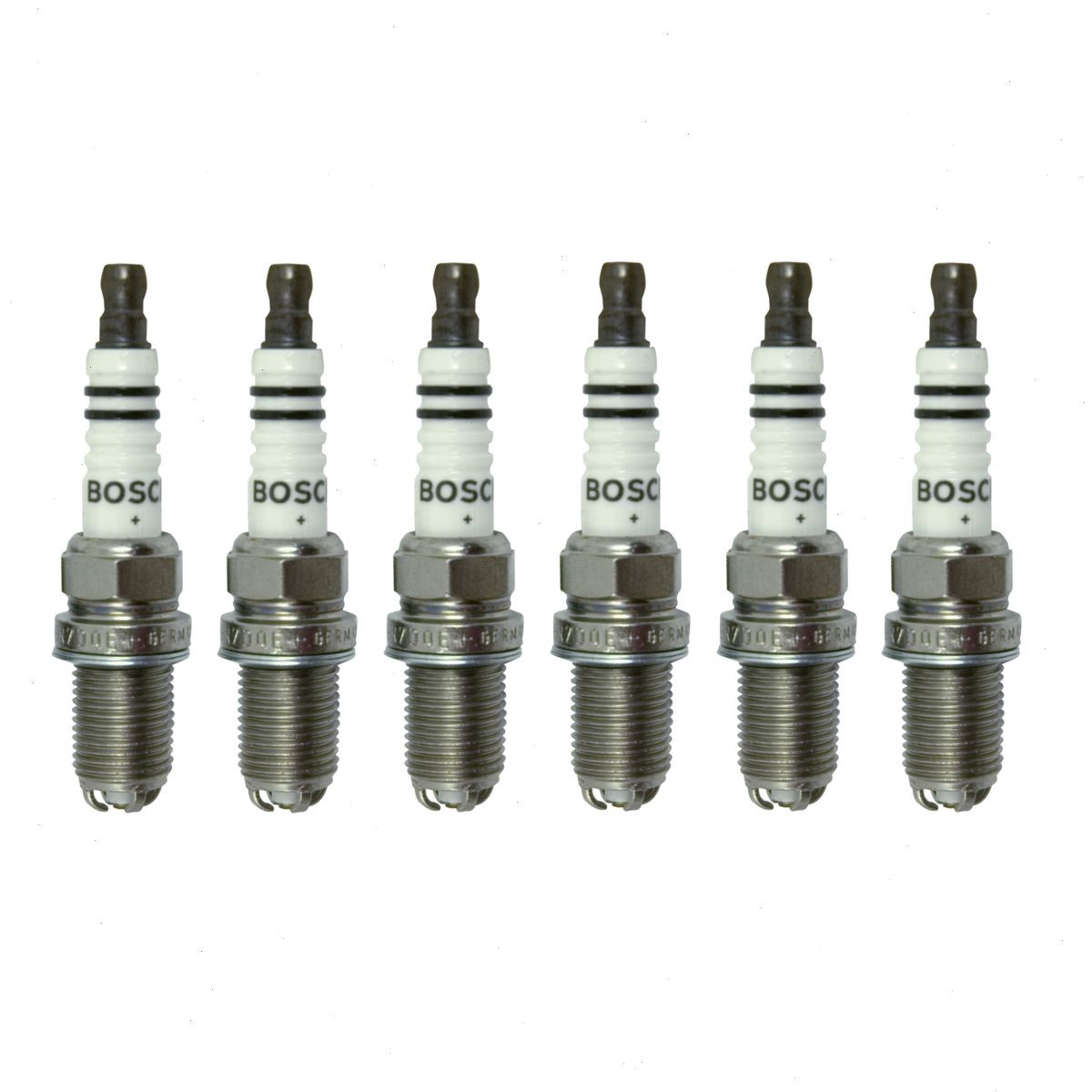 6 pc Bosch Nickel Copper Spark Plugs for 2000-2004 Volvo S80 2.9L L6 am