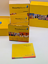 ROSETTA STONE SPANISH Latin America Complete Level 1-5 Box Set Version 4 CD Mac