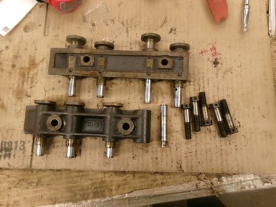 Pierce Arrow V12 Valve Lifter Blocks Lot of 2 with 7 Lifters
