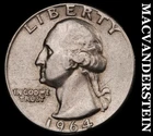 1964 Silver Washington Quarter-Scarce Better Date No Reserve #i2675