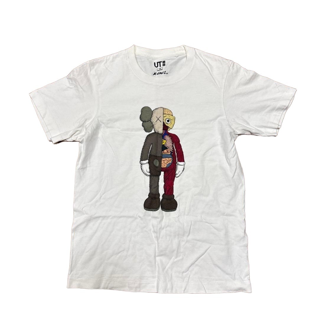 Uniqlo U lemaireT KAWS White XS T-shirt Collab Graphic Medical Style