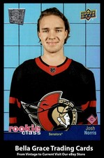 2020-21 Upper Deck Josh Norris #RC-38 Ottawa Senators Rookie Class SE NHL Hockey