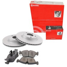BREMBO Satz Bremsscheiben belüftet vorne + Bremsbeläge für Opel Crossland X
