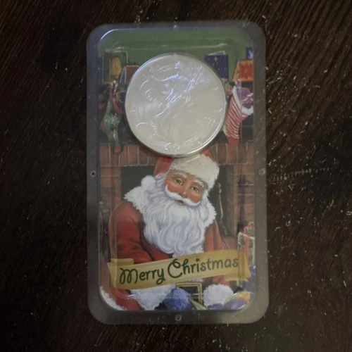 U.S. Mint American Eagle 1 oz Silver Merry Christmas Edition Bullion Coin