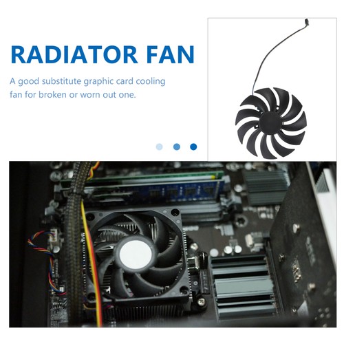 1 Paar Ersatz-GPU-Kühler kompatibel mit GAA8S2U Grafikkartenkühler - Afbeelding 9 van 12