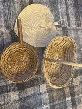 Lot of 3 Small Woven Baskets