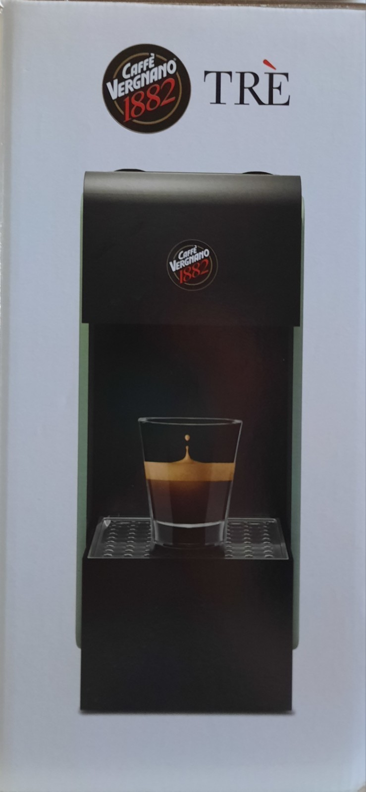 Caffè Vergnano 1882 TRÈ macchina capsule 19 bar 1250W