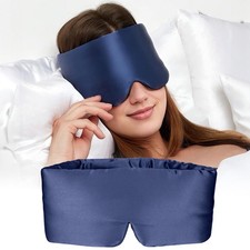 Silk Sleep Mask for Women and Men, Side Sleeper, 22 Momme Pure Mulberry Silk ...