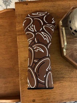 NEW Hatch Golf Electric Pigskin Driver Headcover Leather Limited Drop Football