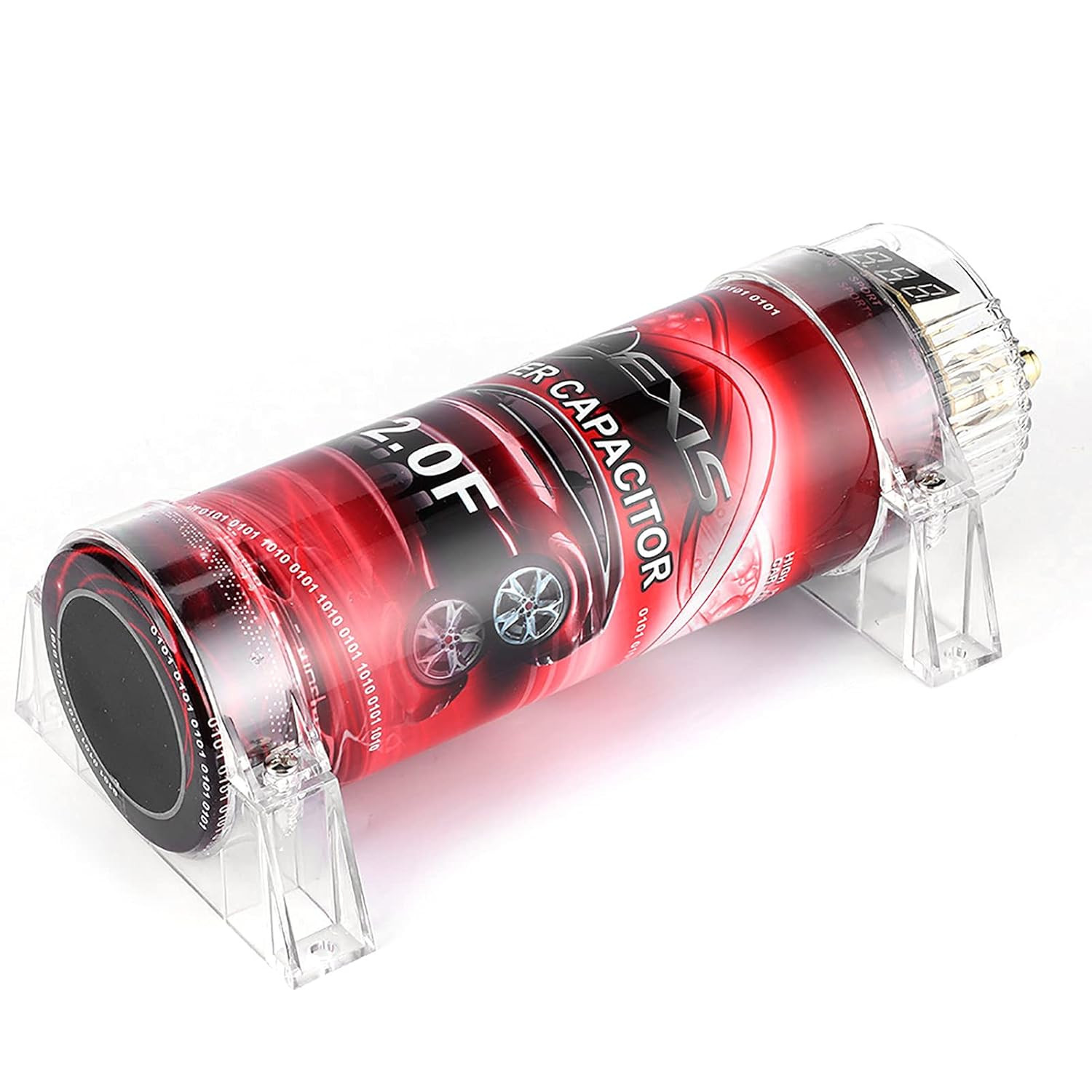Condensatore Audio Auto 2 Farad: Protezione e Potenza Garantita