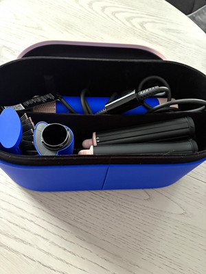 Dyson Airwrap Multi-Styler blau Set mit Aufsätzen & Aufbewahrungsbox