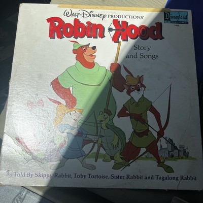 Walt Disneys Robin Hood Story & Songs 1973 Disneyland Records 1353 Vinyl