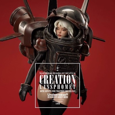 New！Underverse 1/6 ORIGIN LASSTRANAUT CREATION LASSPHOMET Action