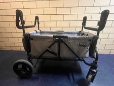 Jeep Deluxe Wrangler Stroller Wagon w/ Canopy