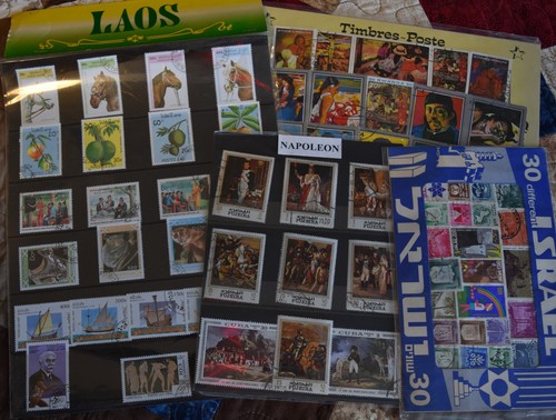 Packed Boxed Lot Remnant Album Pages, Stamps, Old Department Store Sets & More - Picture 3 of 24