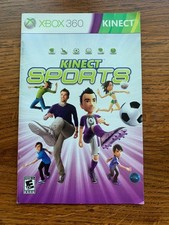 Kinect Sports XBOX 360 Instruction Manual Only