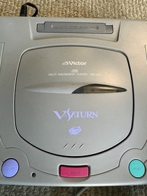 Victor V Saturn JVC RG-JX2 Video Console System Sega Tested Mint W Controllers