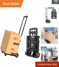 Versatile Expandable Hand Truck with 2 Solid Wheels - Ideal for Moving & Travel
