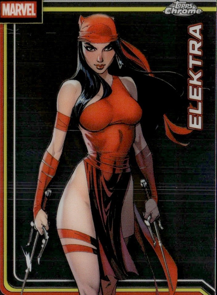 2026 Topps Chrome Marvel Elektra #116
