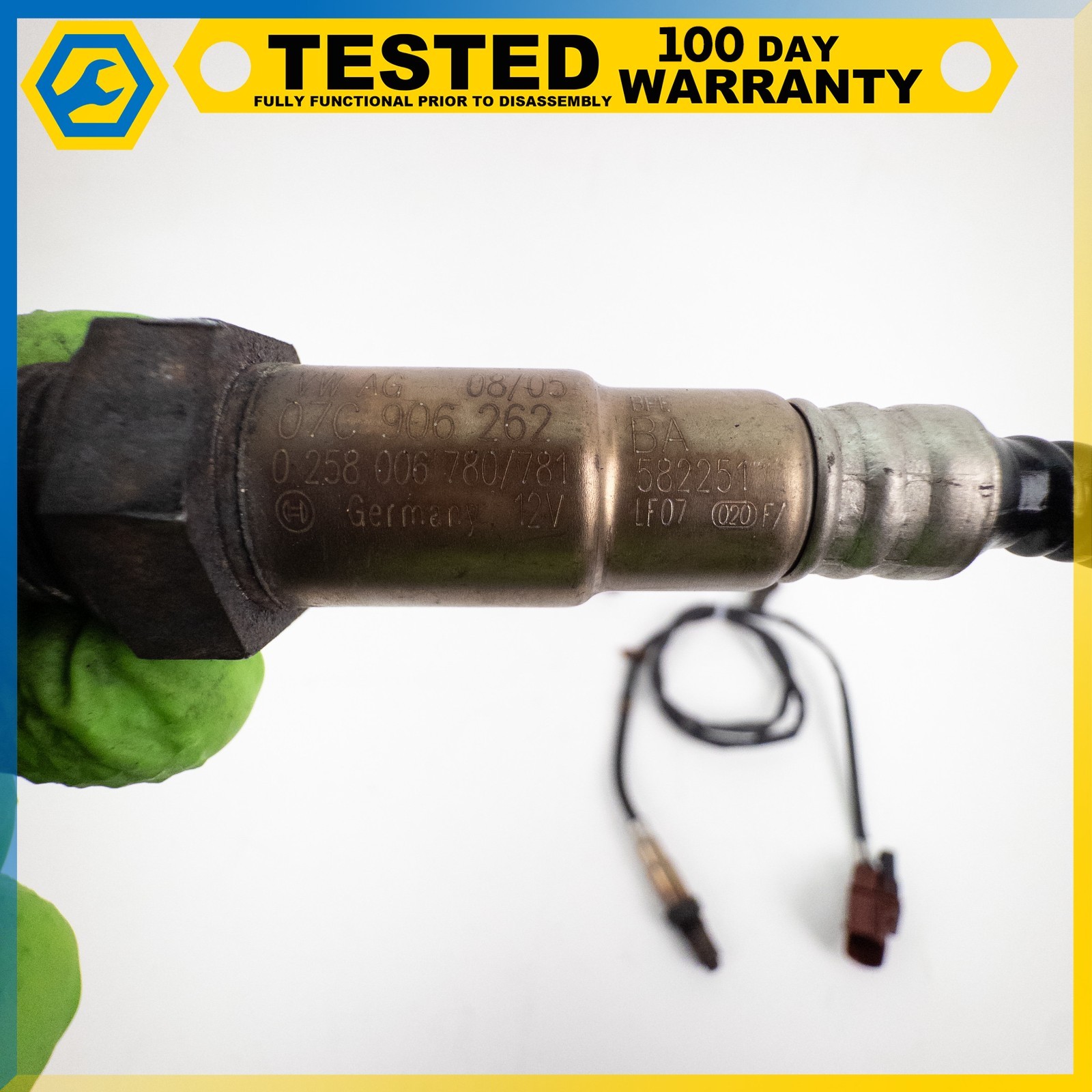03-18 BENTLEY CONTINENTAL GT FLYING SPUR FRONT REAR OXYGEN SENSOR LAMBDA SET OEM