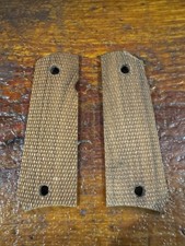 Vintage Colt 1911 Government Model Post War National Match Grips. Chipped.