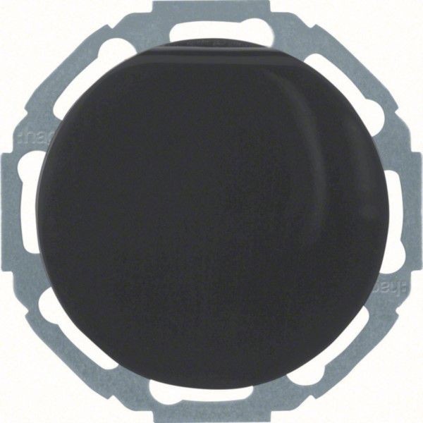 Hager WLS1211BG Steckdose Schuko Mit Klappdeckel R.Classic Schwarz GläNzend-image
