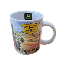 John Deere Coffee Mug by Gibson Old Logo Moline Tractor Farming Corn Gift READ