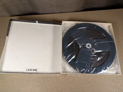 TDK LX35-90B 7" Reel to Reel Tape 555m unbenutzt Standard Hub 7 1/2IPS 1/4" Breite - Bild 4 von 5