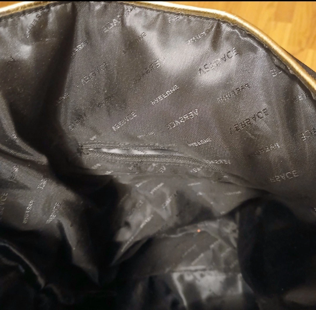 Versace Parfums Borsa a Spalla Shopper Spiaggia Nera Borsa a Mano