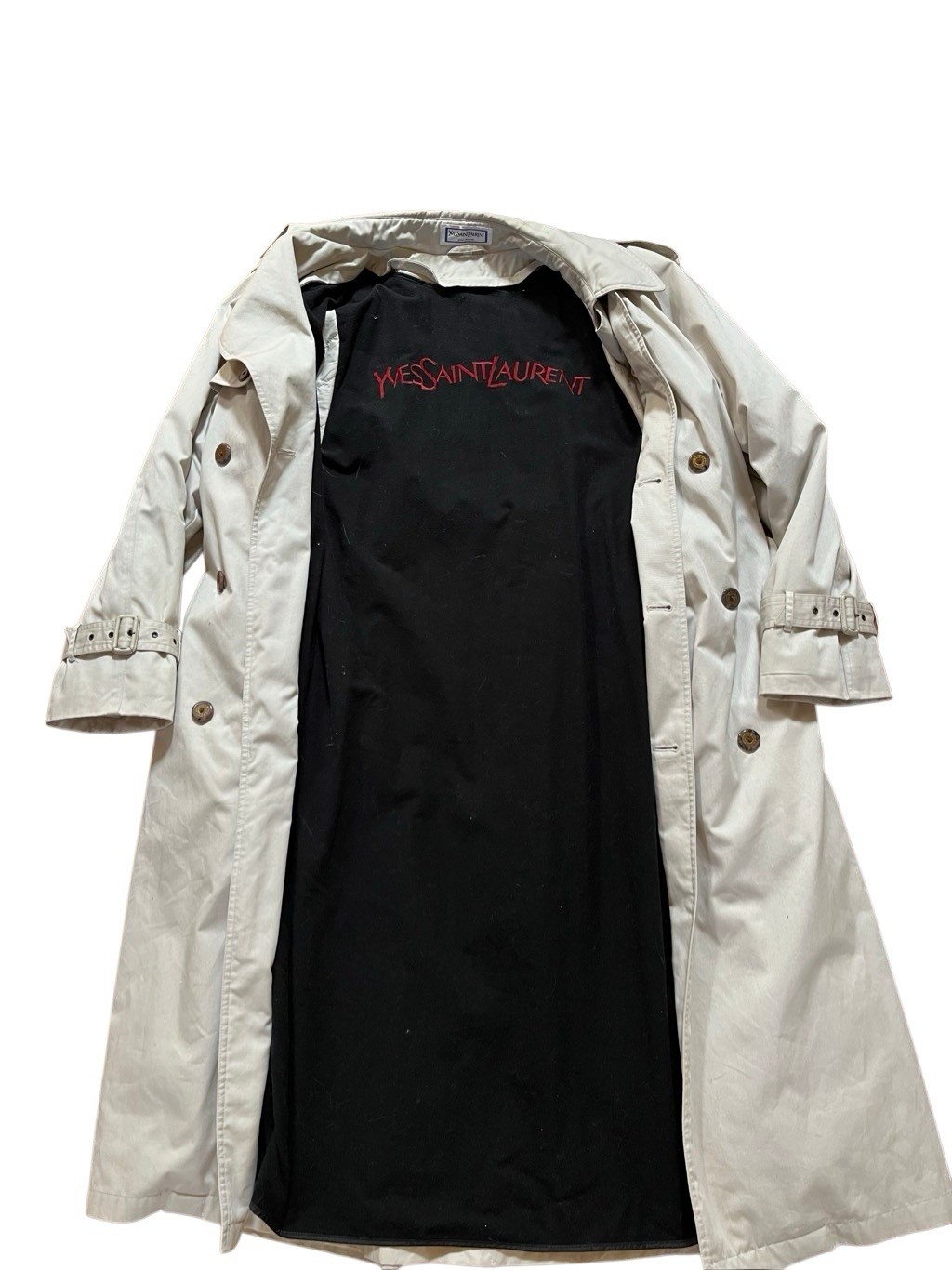 Vintage Yves Saint Laurent Pour Homme Tan Double … - image 10